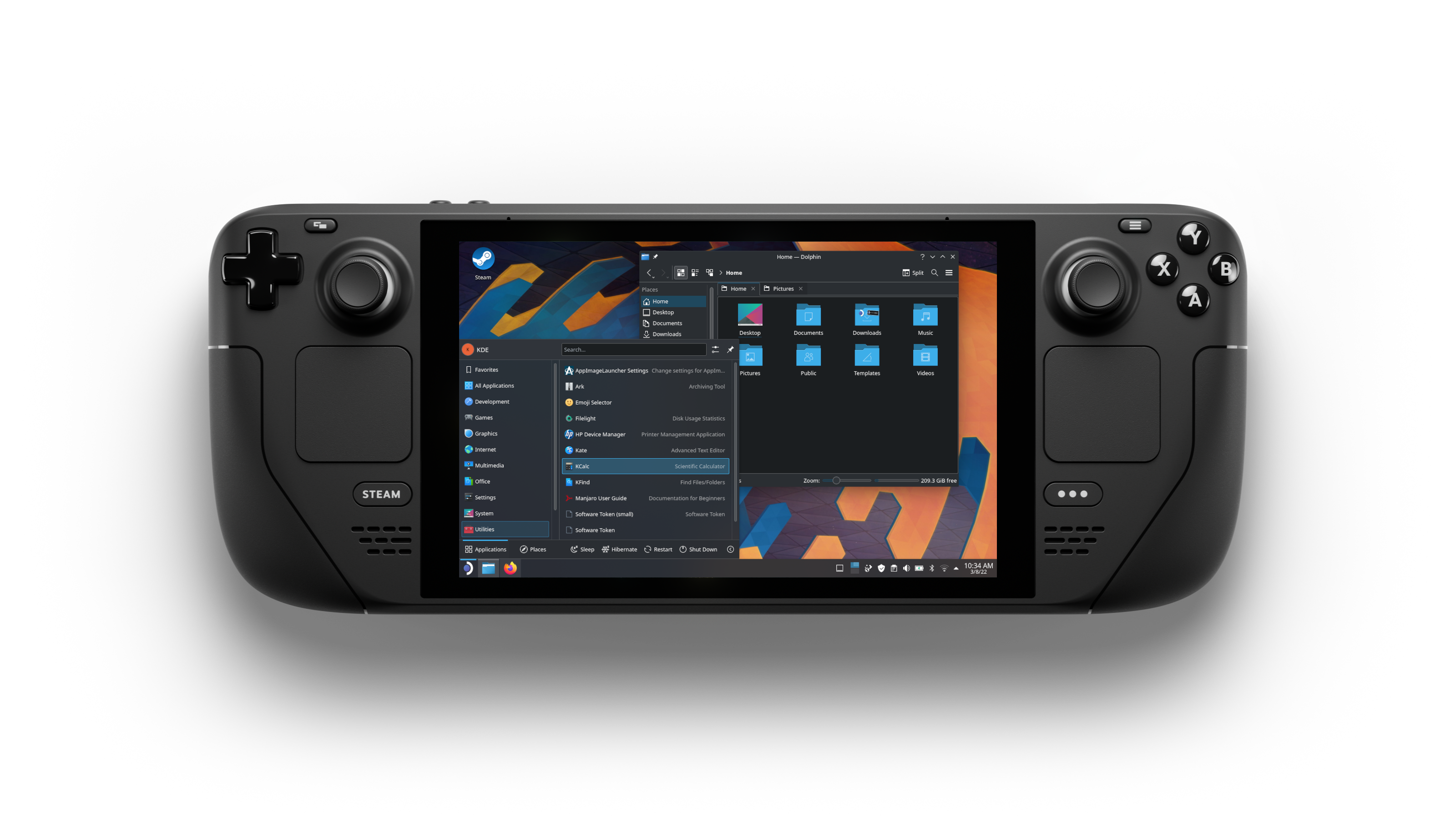 Staam Deck game console